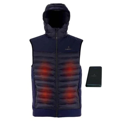 Therm-IC Men's Powervest Urban Heated Gilet with Hood and Power Bank